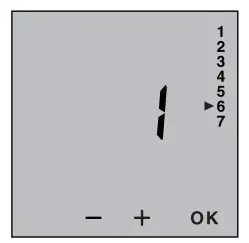 UEETEK 7729994 Digital Control Display-Menu 6