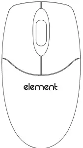 element ECT409W Wireless Washable Mouse