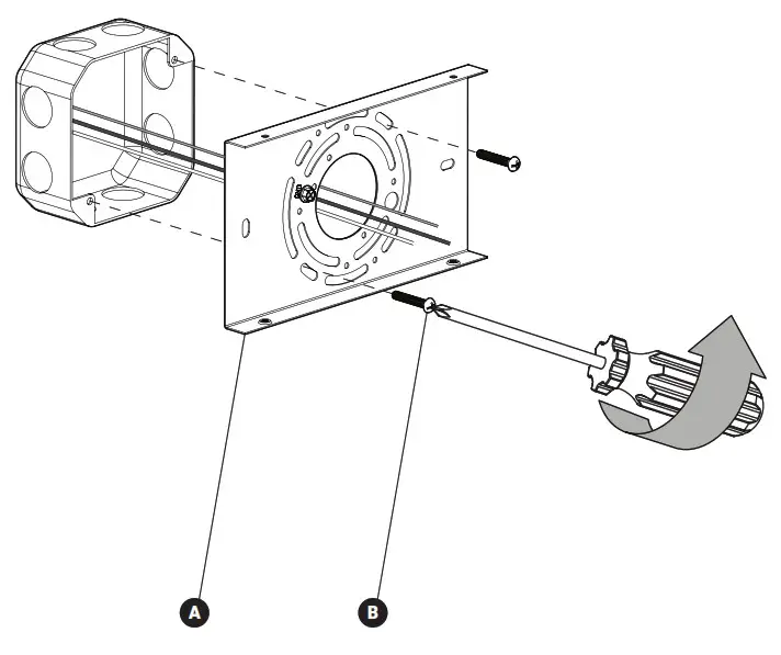 artika VAN-VI-MB Vitoro LED Vanity Light- MOUNTING BRACKET 1