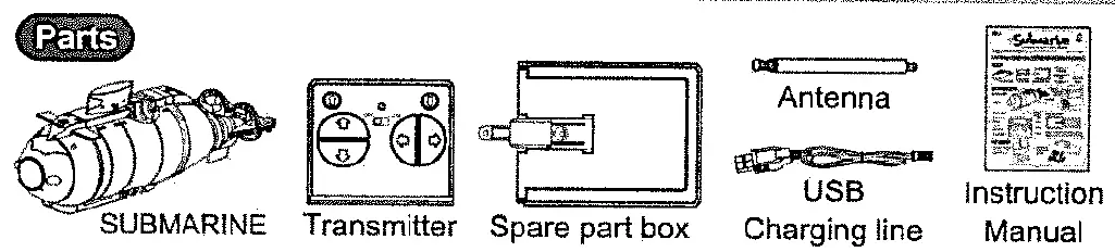 Potpourri Group 777-586 Mini Remote Control Nuclear Submarine-1