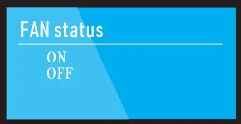 FORHOPE XM1000S pro Wireless Transmitter Receiver Kit Instruction Manual - FAN Status
