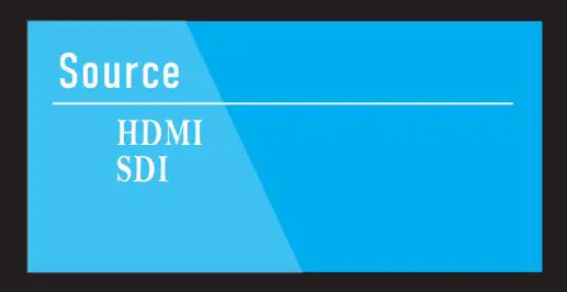 FORHOPE XM1000S pro Wireless Transmitter Receiver Kit Instruction Manual - SDI sources are connected