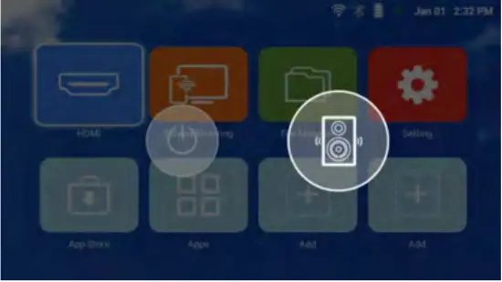 Using a Bluetooth speaker