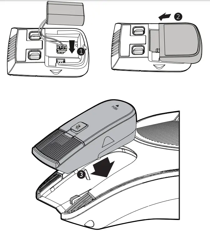 snom C620 SIP Wireless Conference Phone - wireless mic battery