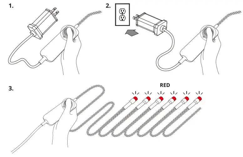 Lumations L8040013NU45 Twinkly Smart LED Light - Reset