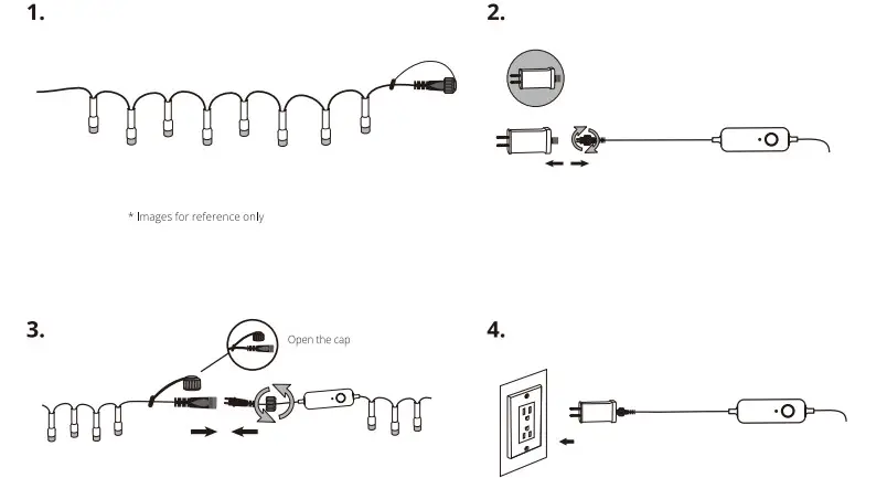Lumations L8040013NU45 Twinkly Smart LED Light - Setup 2