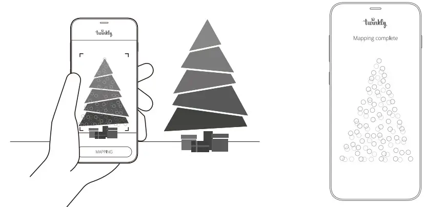 Lumations L8040013NU45 Twinkly Smart LED Light - maping