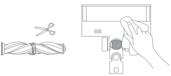 Cleaning the High Torque Brush Bar