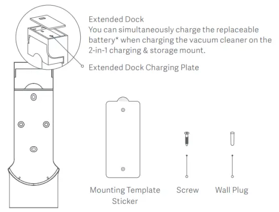 Installing the 2-in-1 Charging