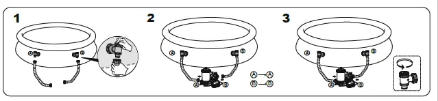 Bestway 58391 Flowclear Cartridge Filter Pump FIG 2