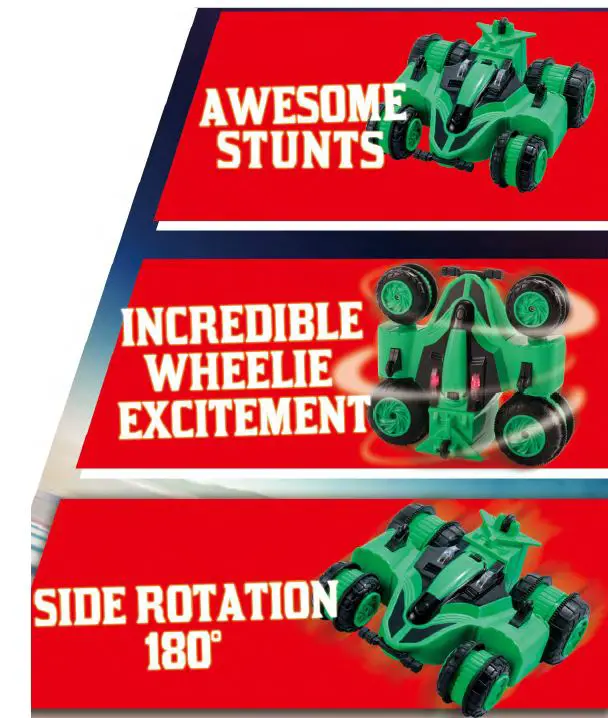 RODEO DRIVE RD19H005 Side Scratcher Green Stunt Radio Control Vehicle fig2