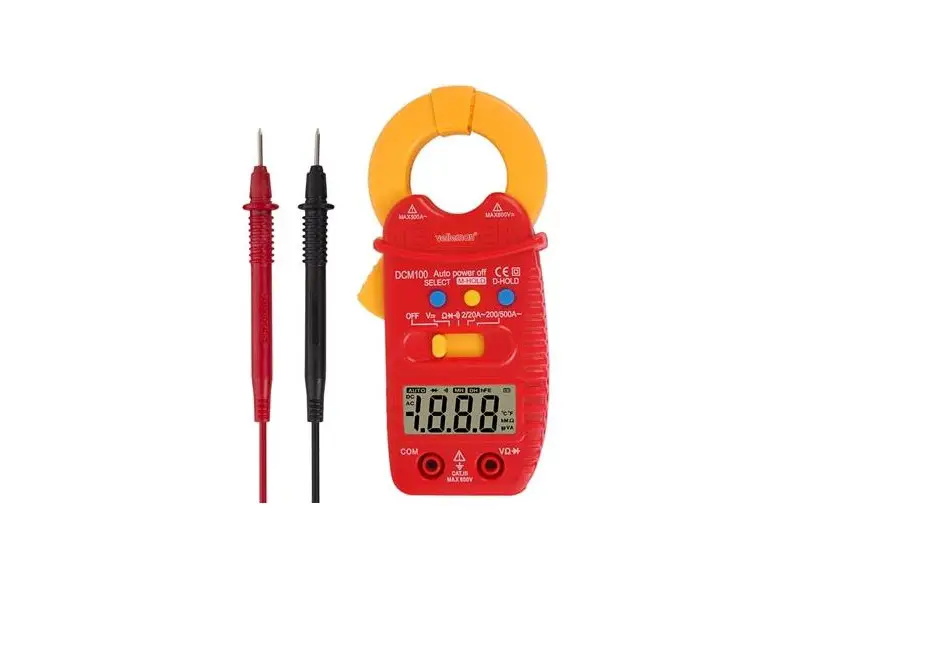 Velleman Ammeter Clamp Cat Iii 600 V User Manual