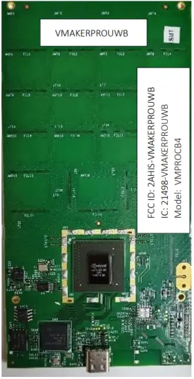 vayyar VMAKERPROUWB Environment Sensor figure 1-7.3.1