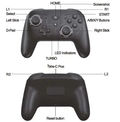 Shenzhen Snd Electronics YZC-01 5 In 1 Wireless Controller 1
