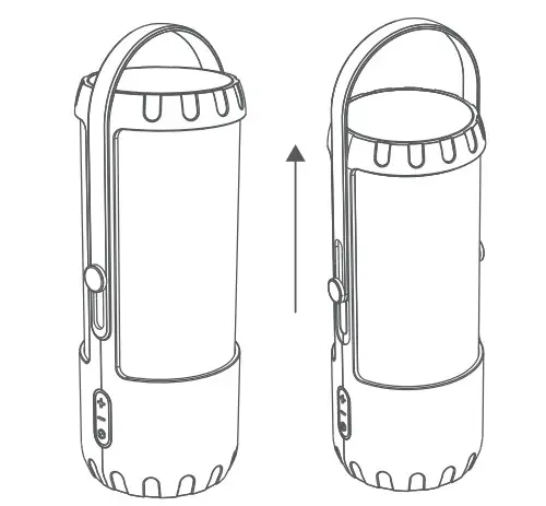 Govee H7040 Beacon LED Camping Lantern - install device