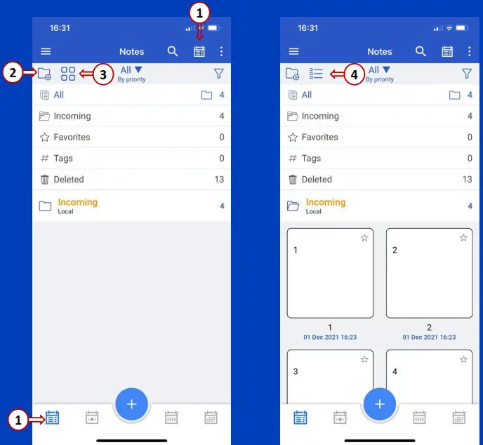 MC Calendar App for iOS - AND DELETING NOTES