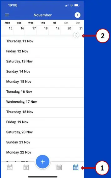 MC Calendar App for iOS - DISPLAY FORMATS 5