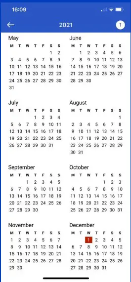 MC Calendar App for iOS - DISPLAY FORMATS 8