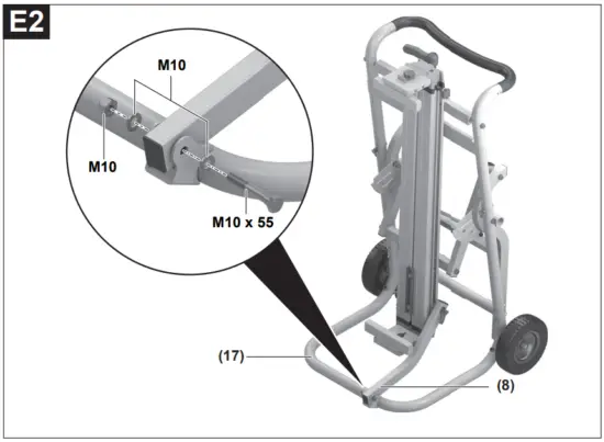 BOSCH GTA 2500 W Professional Saw Stand - Fig 10