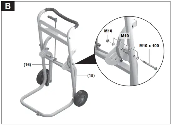 BOSCH GTA 2500 W Professional Saw Stand - Fig 14
