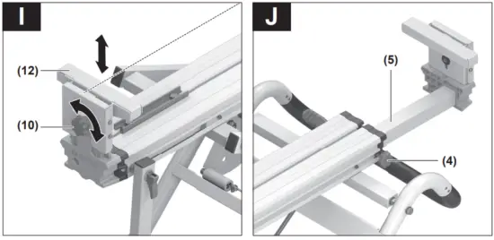 BOSCH GTA 2500 W Professional Saw Stand - Fig 4
