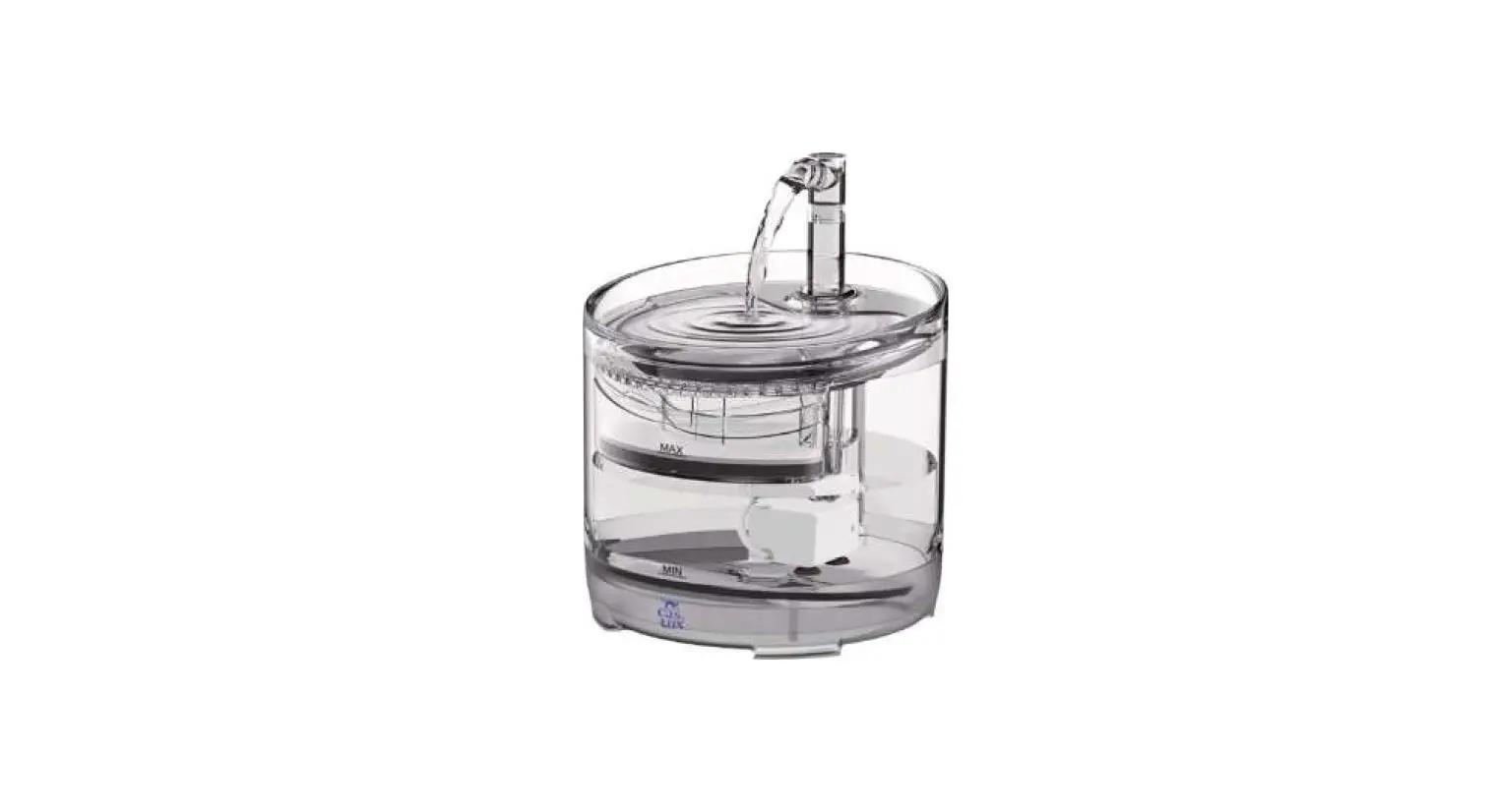 Cas Lux B08khq67nj Pet Fountain - Round - Transparent User Manual