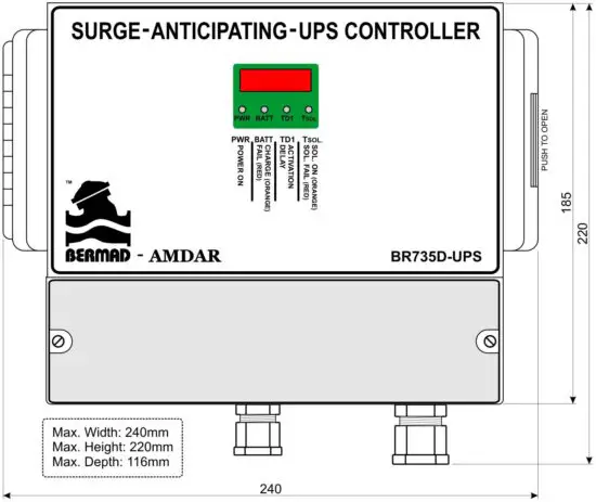 AMDAR BR735D-UPS Surge Anticipating UPS Controller - figure 5
