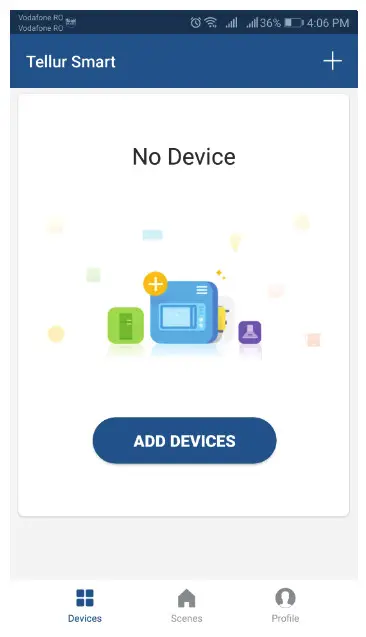 TELLUR WiFi LED Ceiling Light - Adding a New Device