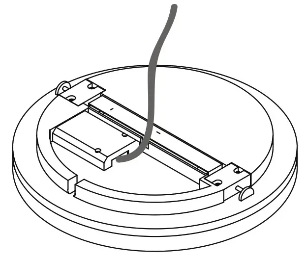 TELLUR WiFi LED Ceiling Light - Close the junction box