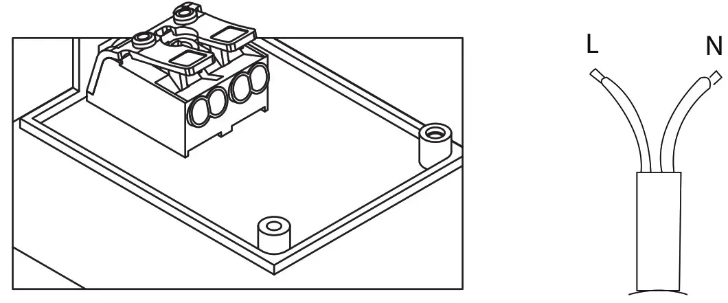 TELLUR WiFi LED Ceiling Light - Connect the power
