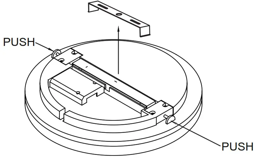 TELLUR WiFi LED Ceiling Light - Press the buttons