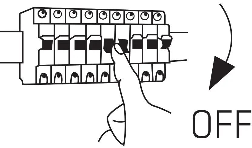 TELLUR WiFi LED Ceiling Light - Switch off