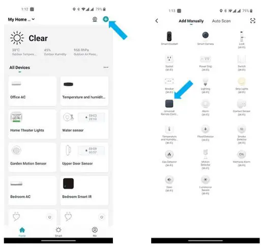 Okos R6 Wi-Fi IR Controller With Temperature & Humidity Sensor User Manual - Connect your mobile to your wifi router at your home