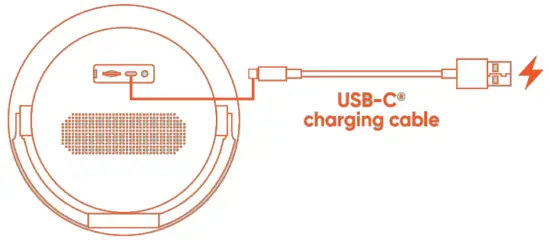 onn 100092910 Round Stereo Speaker - 11