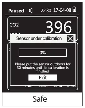 Temtop Air Quality Detector Operation 11