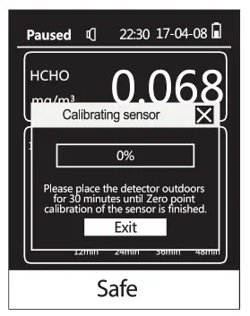 Temtop Air Quality Detector Operation 16