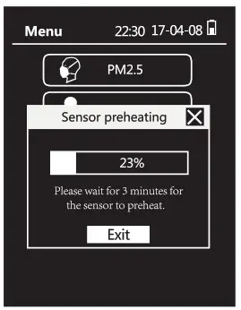 Temtop Air Quality Detector Operation 2