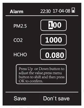 Temtop Air Quality Detector Operation 20