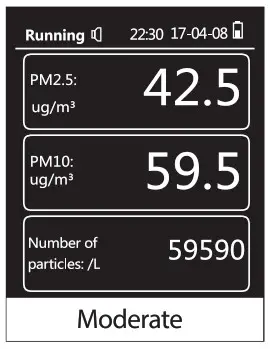 Temtop Air Quality Detector Operation 3