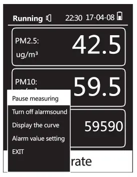 Temtop Air Quality Detector Operation 4
