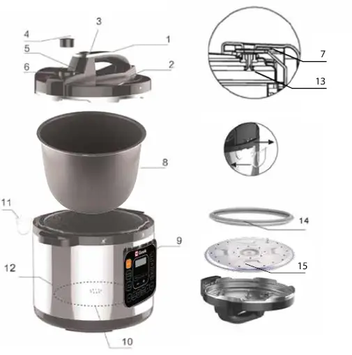Geek-YBW50B-Electric-Pressure-Cooker-2