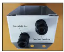 Munters Green RTU G5 Serial Transmitter Module Installation Guide - Extract the Cable Glands to be found inside the module