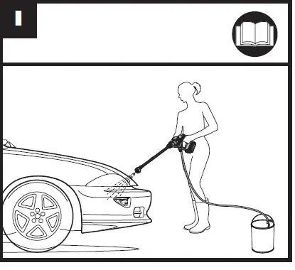Worx WG620E Portable Power Cleaner Water Sprayer 18