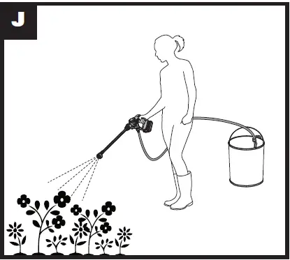 Worx WG620E Portable Power Cleaner Water Sprayer 19