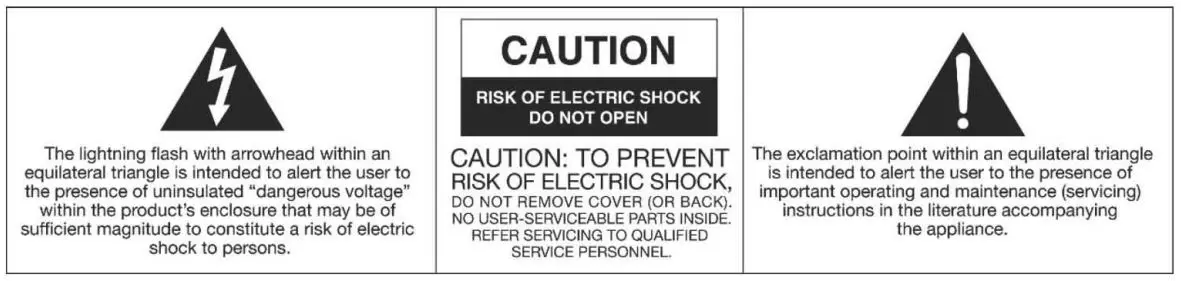 Innovative VTA380SB The Victrola Ellington Instruction Manual - Warning or Caution icon