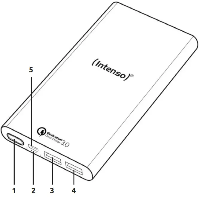 Intenso PowerBank Q10000 - USE