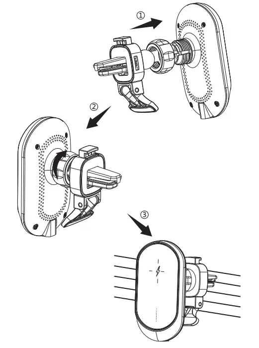 Shenzhen I Link Technology WP26 Magnetic Wireless Car Charger - Description 1
