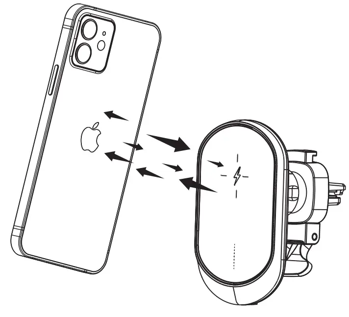 Shenzhen I Link Technology WP26 Magnetic Wireless Car Charger - Description 2