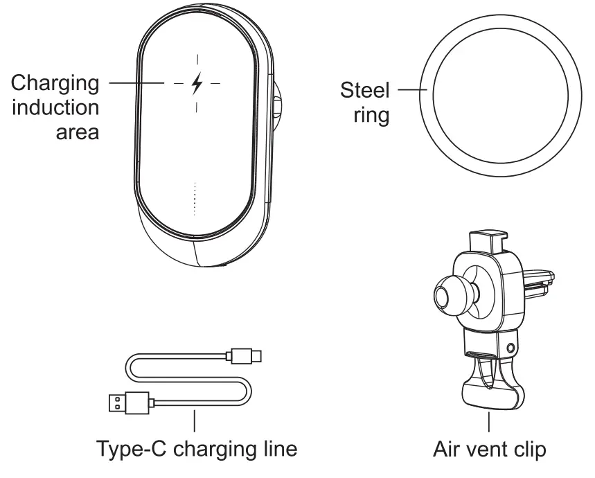 Shenzhen I Link Technology WP26 Magnetic Wireless Car Charger - Description