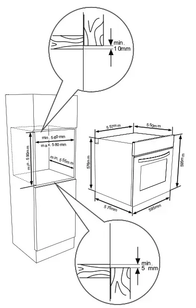 Home Appliances K 60V19BQM-EU Cooking - INSTALLATION OF BUILT IN DVEN 2